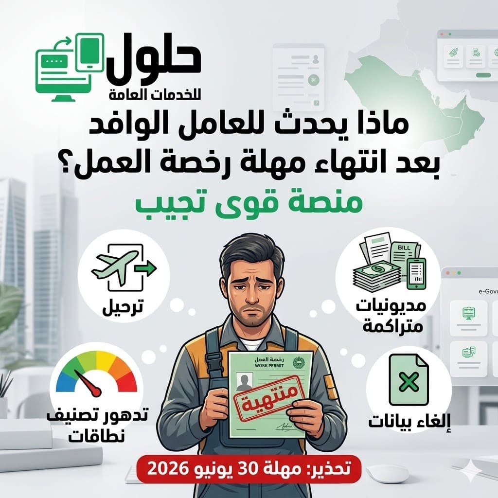 ماذا يحدث للعامل الوافد بعد انتهاء مهلة رخصة العمل في جدة