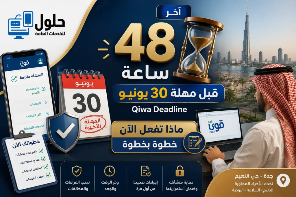 عدّاد تنازلي لمهلة تصحيح أوضاع العمالة 30 يونيو 2026 في جدة