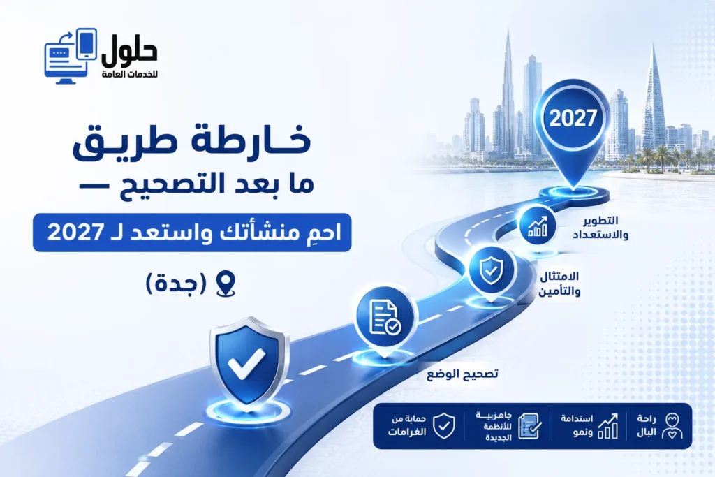 خارطة طريق المنشأة بعد تصحيح أوضاع العمالة والاستعداد للمقابل المالي 2027 جدة