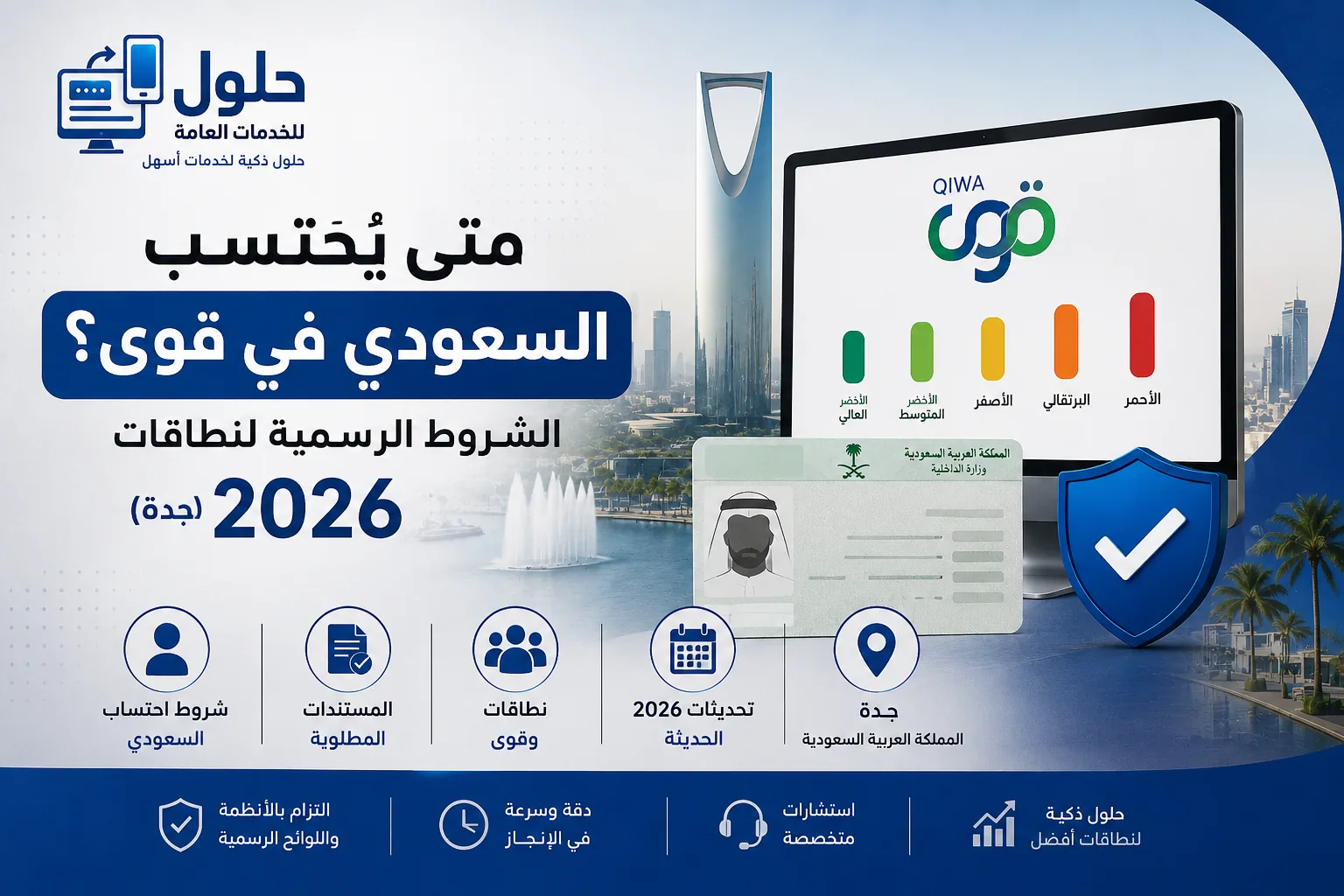  شروط احتساب الموظف السعودي في نطاقات قوى 2026 لأصحاب المنشآت في جدة