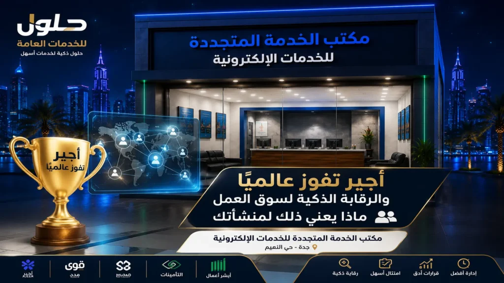 منصة أجير تفوز بجائزة عالمية ونموذج الرقابة الذكي لسوق العمل السعودي 2026