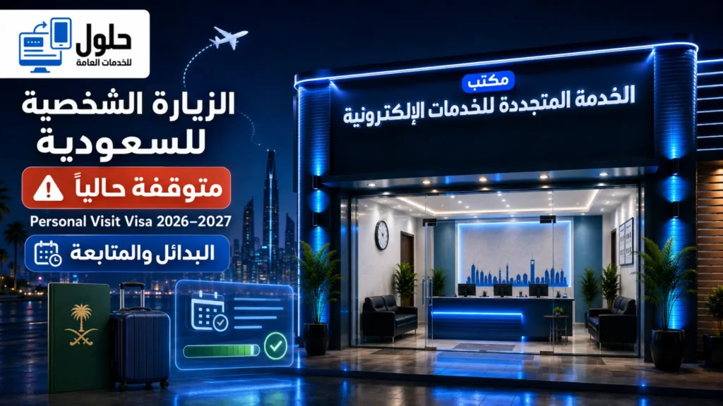 حالة تأشيرة الزيارة الشخصية للسعودية متوقفة حالياً 2026 -2027جدة