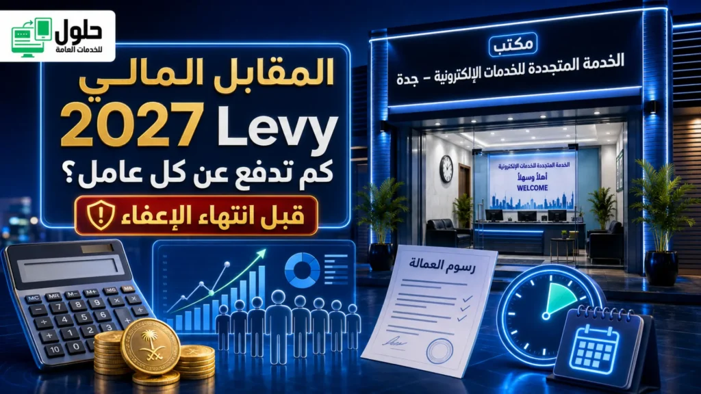 حاسبة المقابل المالي 2027 وتكلفة العامل الوافد بعد انتهاء الإعفاء