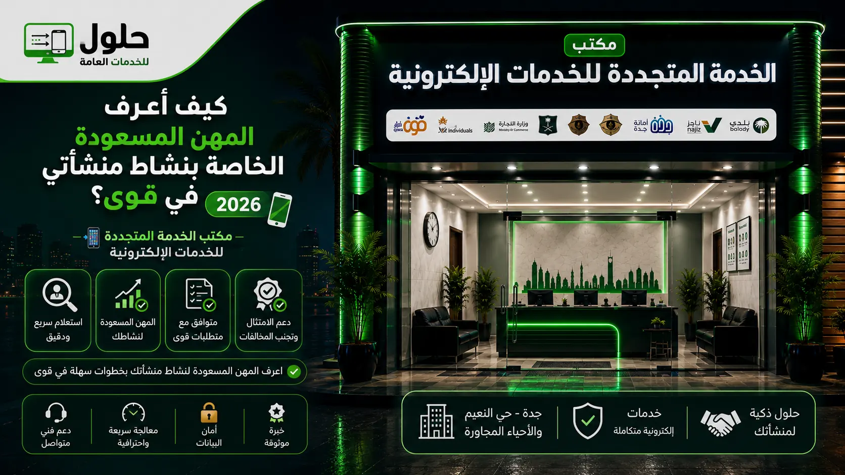 المهن المسعودة الخاصة بنشاط المنشأة في قوى 2026