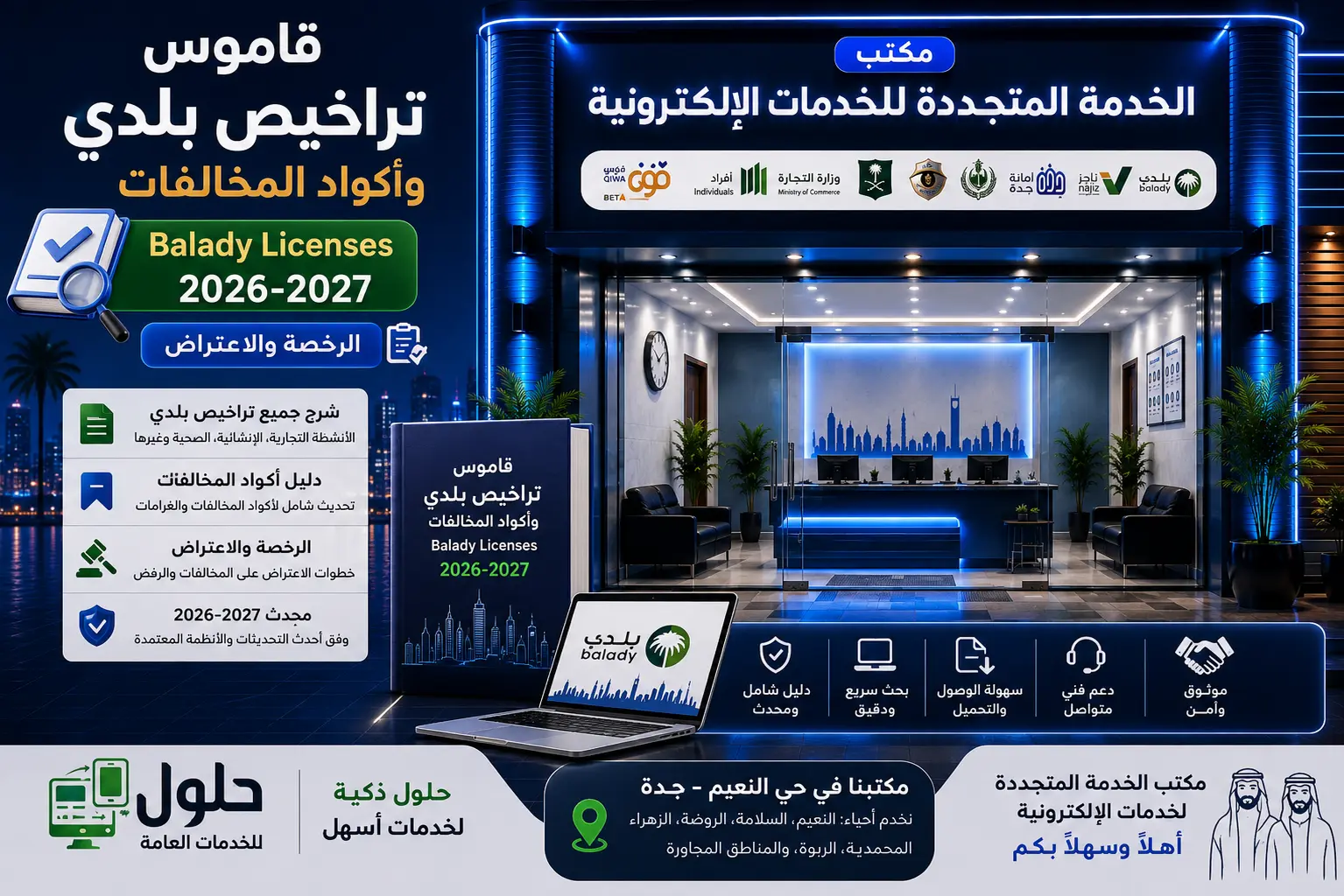 قاموس تراخيص بلدي وأكواد المخالفات البلدية 2026-2027