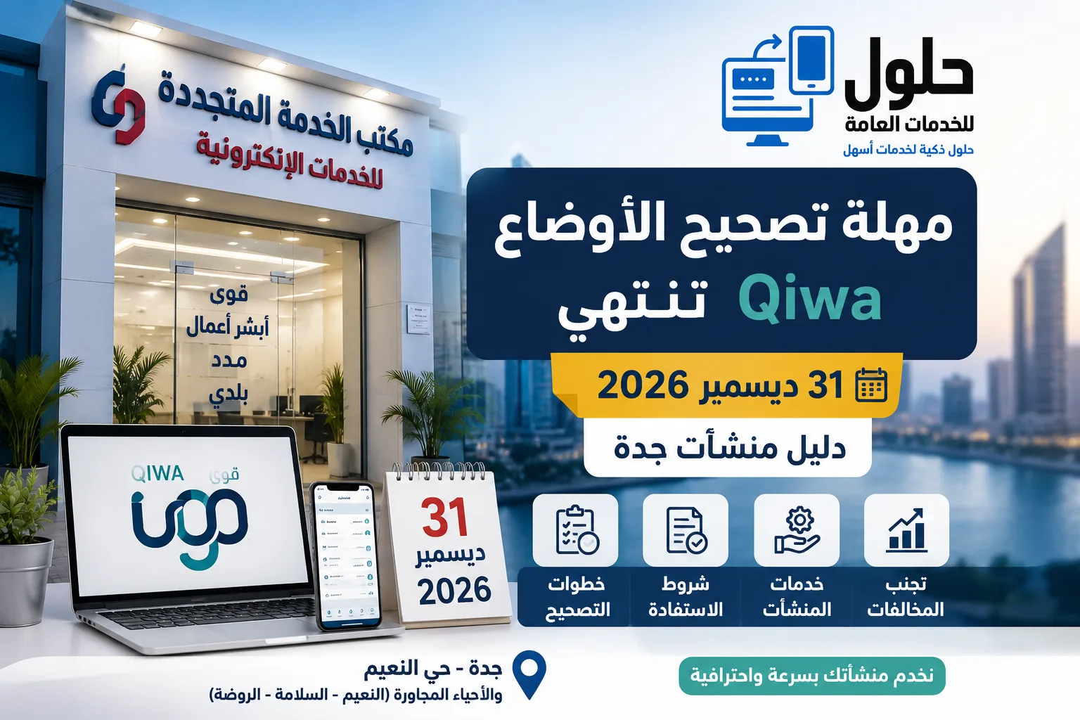 أصحاب المنشآت في جدة يصحّحون أوضاع العمالة قبل مهلة 31 ديسمبر 2026
