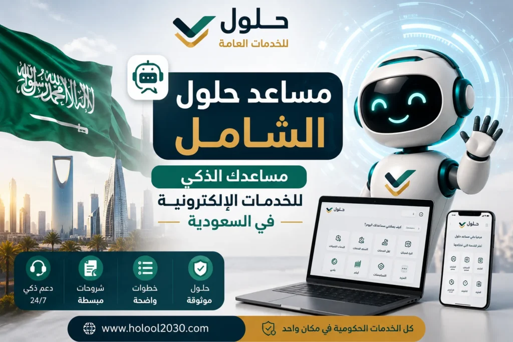 مساعد حلول الشامل للخدمات الإلكترونية في السعودية